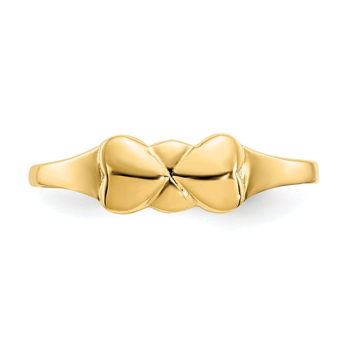Lovely Rita's Ring 14k Yellow Gold Heart Baby Ring