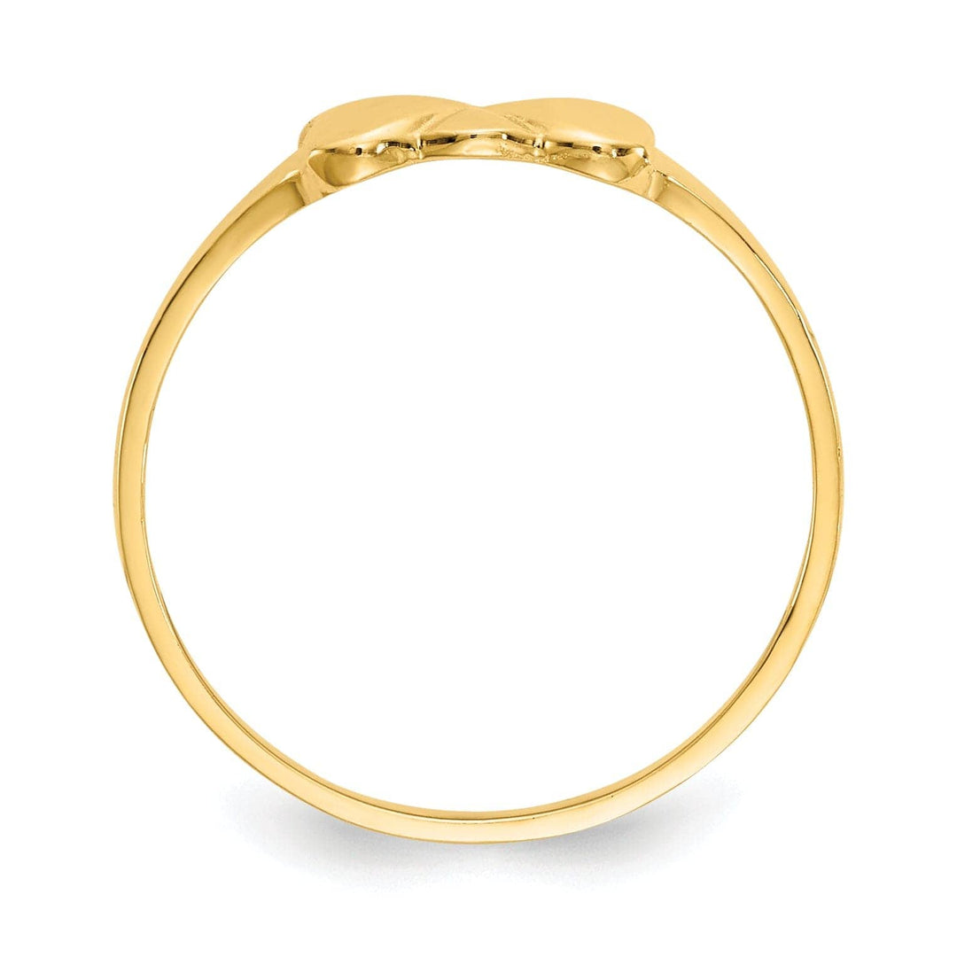 Lovely Rita's Ring 14k Yellow Gold Heart Baby Ring