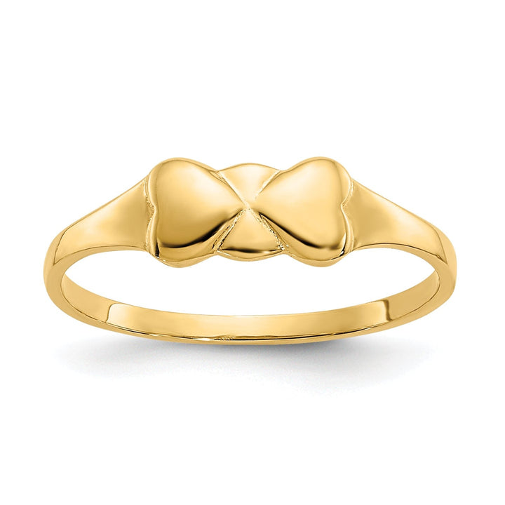 Lovely Rita's Ring 14k Yellow Gold Heart Baby Ring