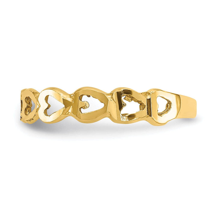 Lovely Rita's Ring 14k Yellow Gold Heart Ring
