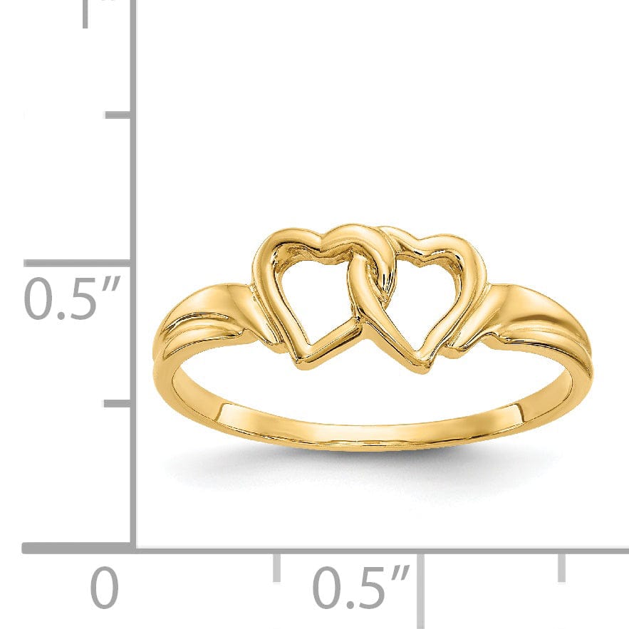 Lovely Rita's Ring 14k Yellow Gold Heart Ring