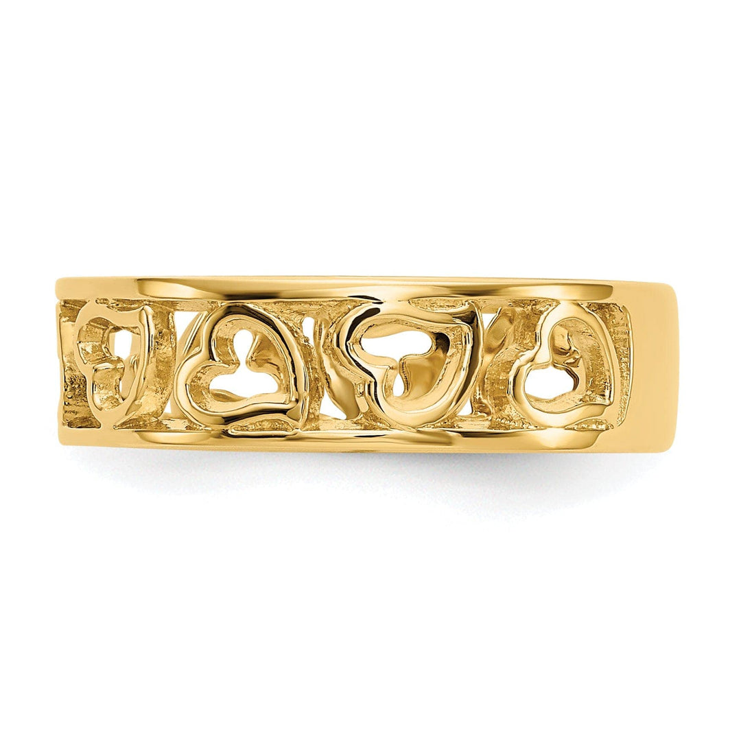 Lovely Rita's Ring 14k Yellow Gold Heart Ring