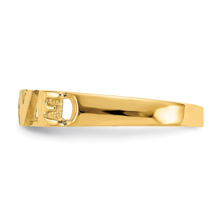 Lovely Rita's Ring 14k Yellow Gold 'Love' Ring