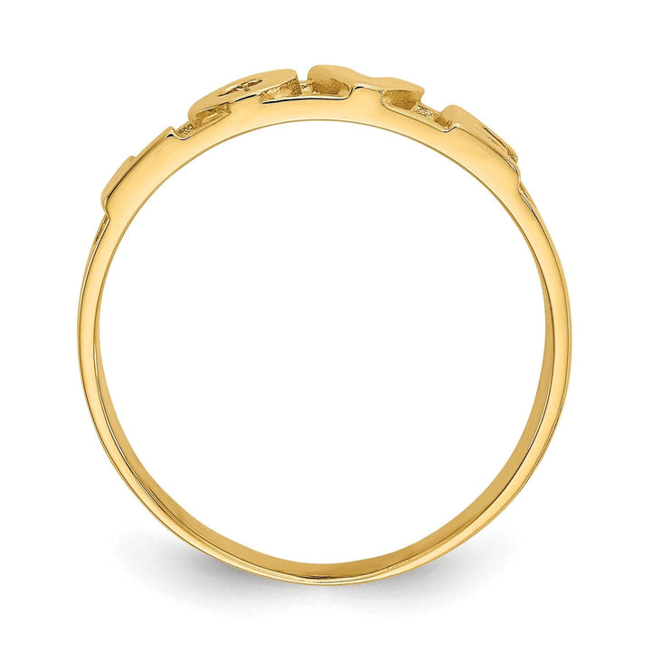 Lovely Rita's Ring 14k Yellow Gold 'Love' Ring