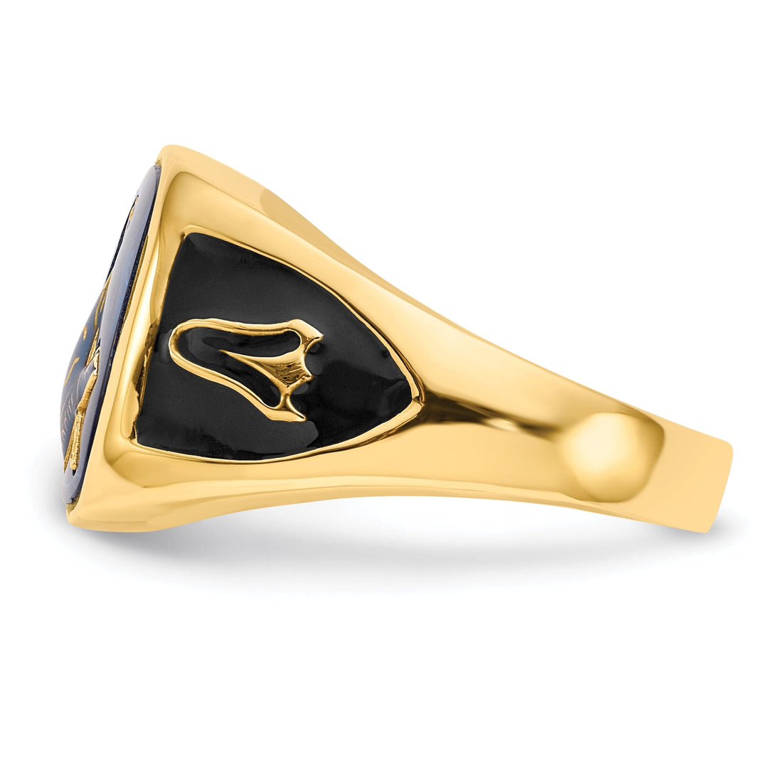 Lovely Rita's Ring 14k Yellow Gold Men's Masonic Ring