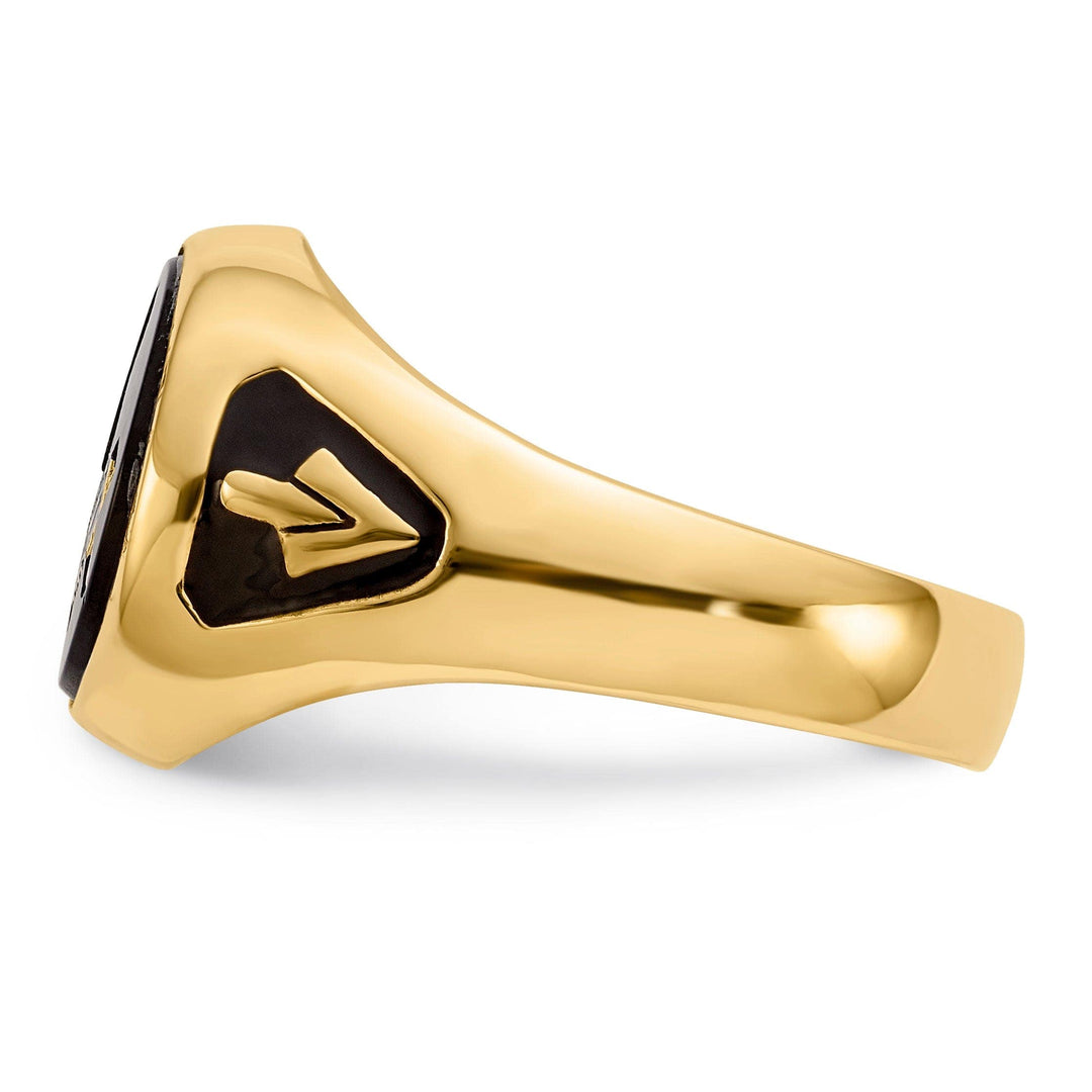 Lovely Rita's Ring 14k Yellow Gold Men's Masonic Ring