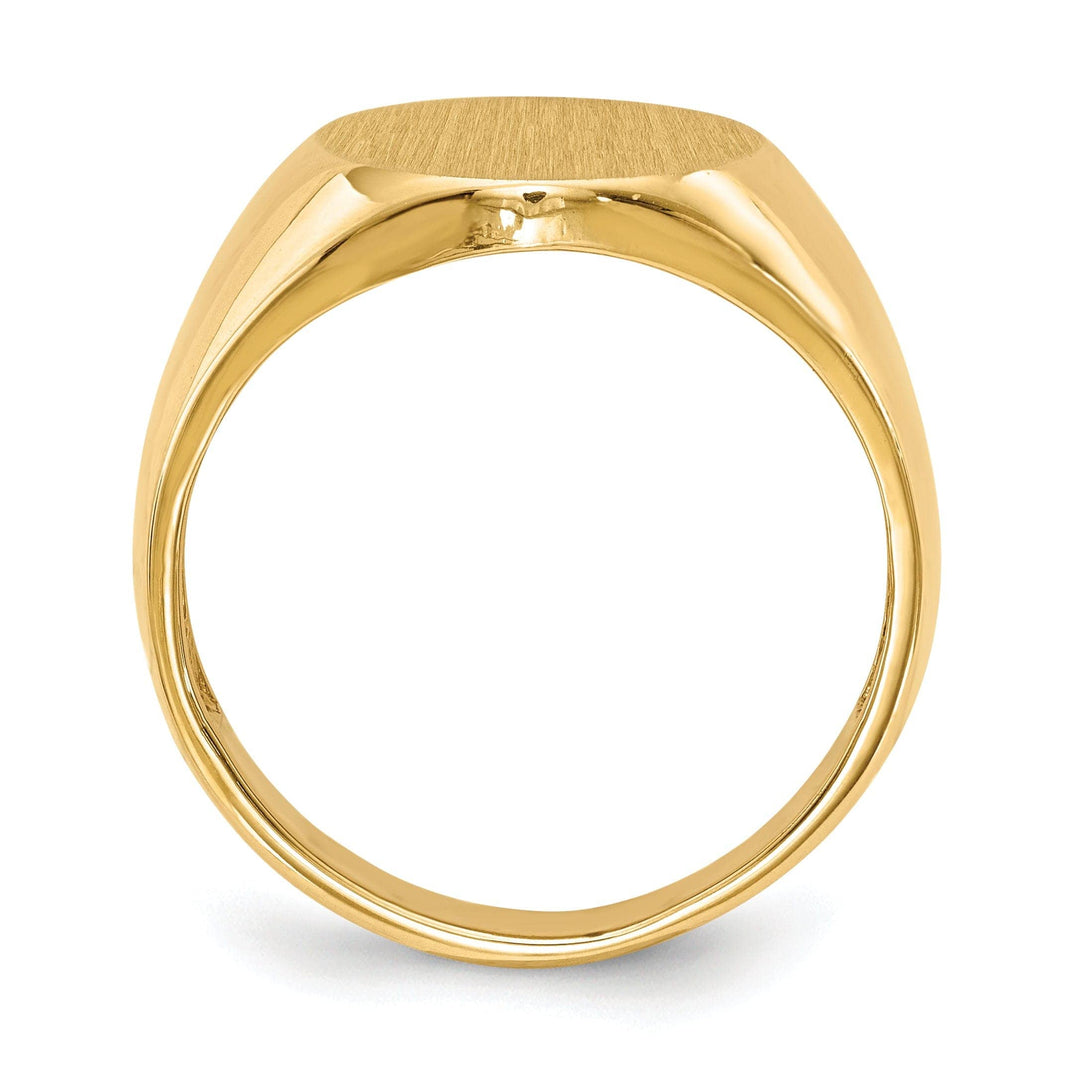 Lovely Rita's Ring 14k Yellow Gold Men's Polished Signet Ring
