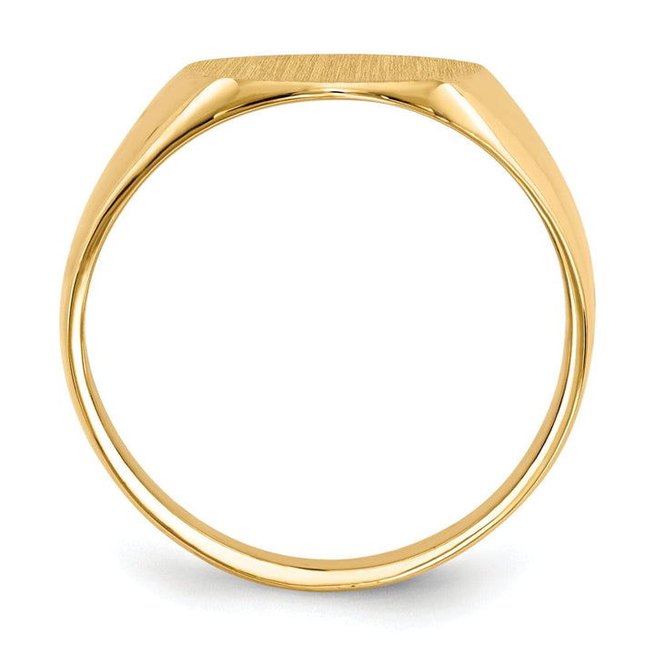 Lovely Rita's Ring 14k Yellow Gold Men's Polished Signet Ring