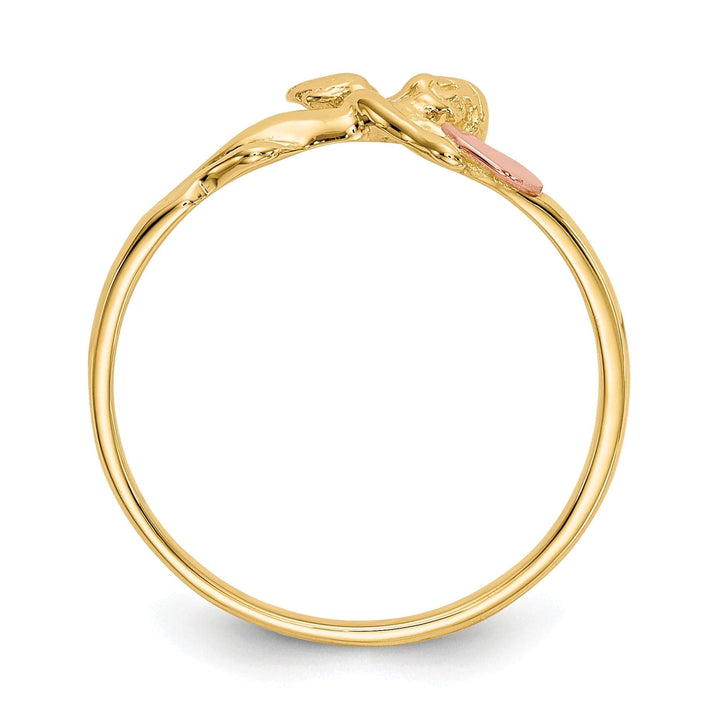 Lovely Rita's Ring 14k Yellow Gold Polished Angel Ring