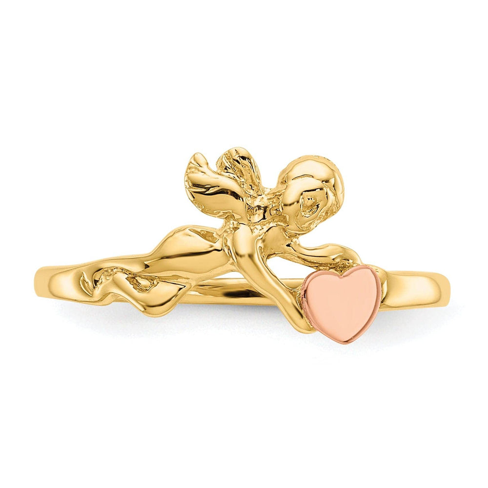 Lovely Rita's Ring 14k Yellow Gold Polished Angel Ring