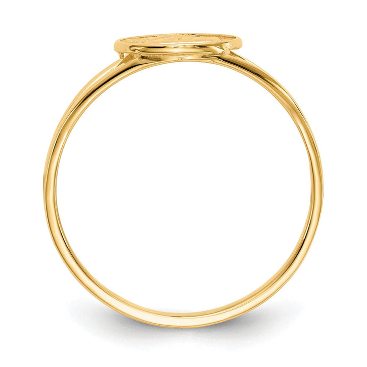 Lovely Rita's Ring 14k Yellow Gold Polished Angel Ring
