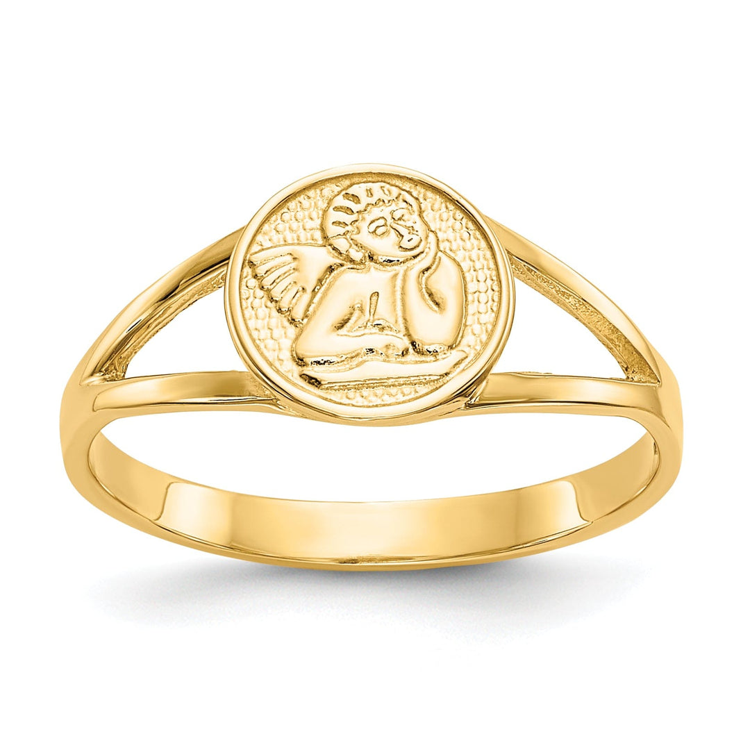Lovely Rita's Ring 14k Yellow Gold Polished Angel Ring