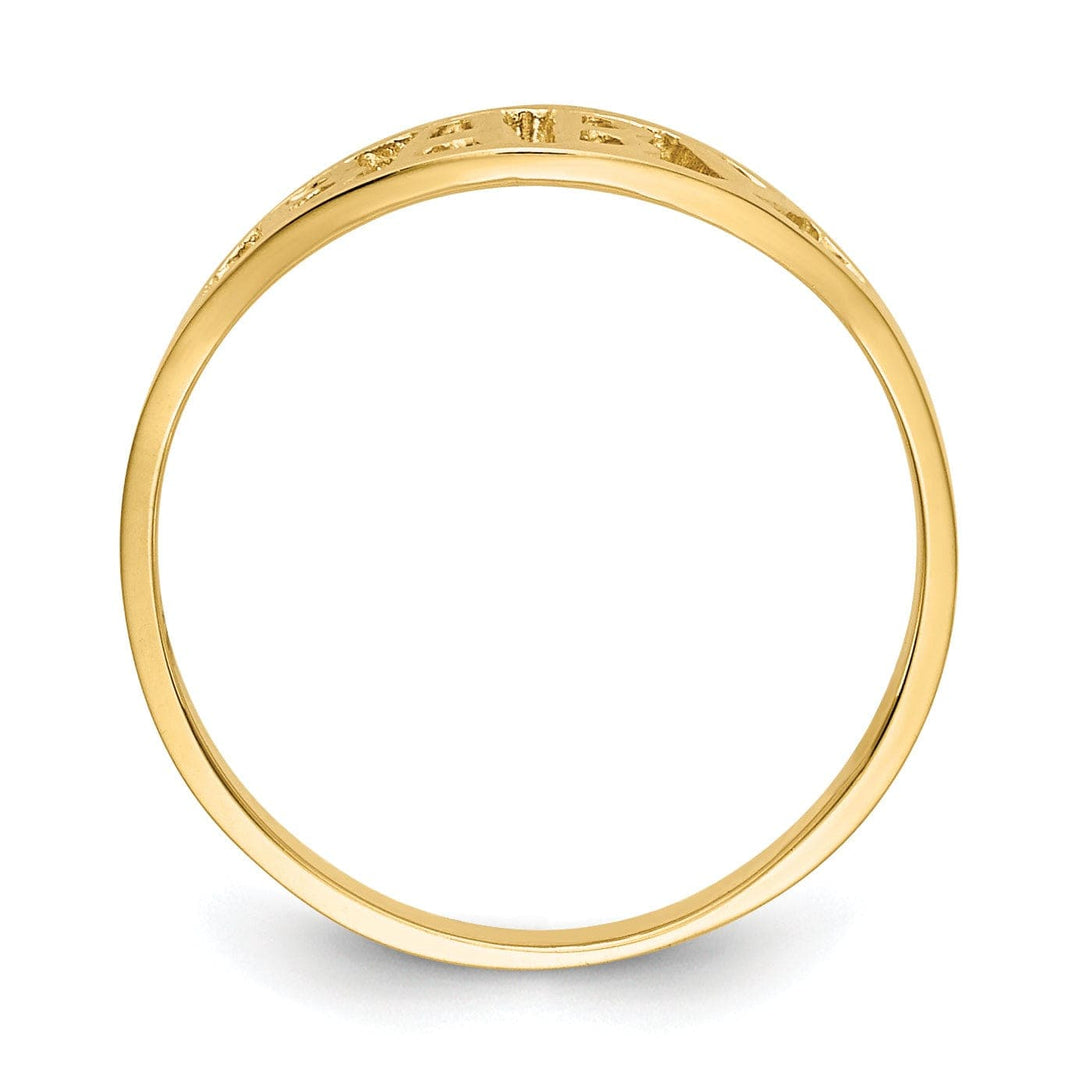 Lovely Rita's Ring 14k Yellow Gold Polished Baby Children's Ring
