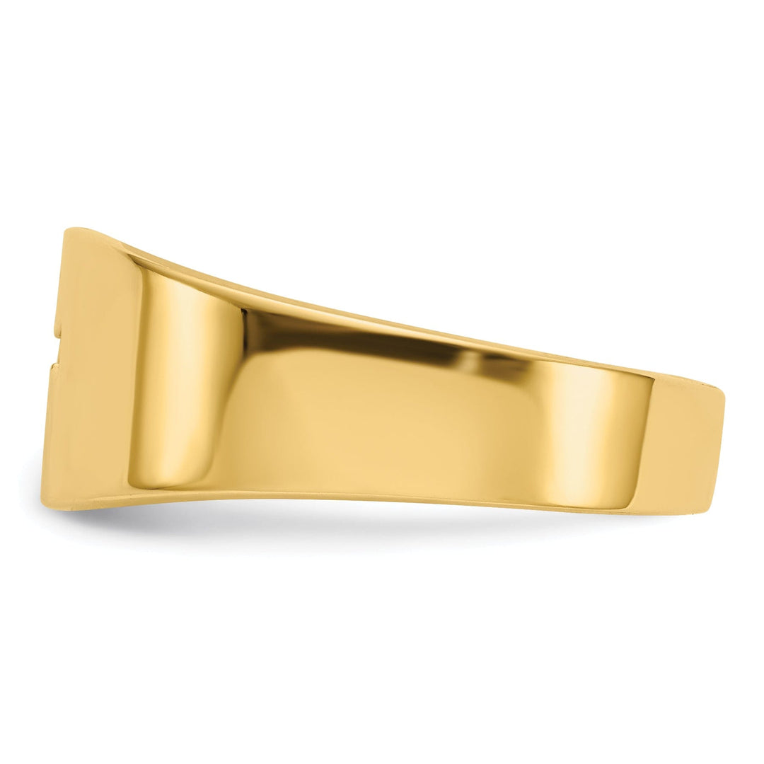 Lovely Rita's Ring 14k Yellow Gold Polished Cut-out Cross Ring