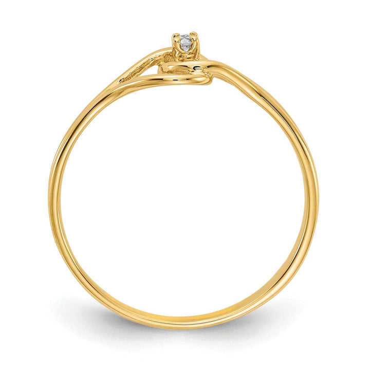 Lovely Rita's Ring 14k Yellow Gold Polished Diamond Ring