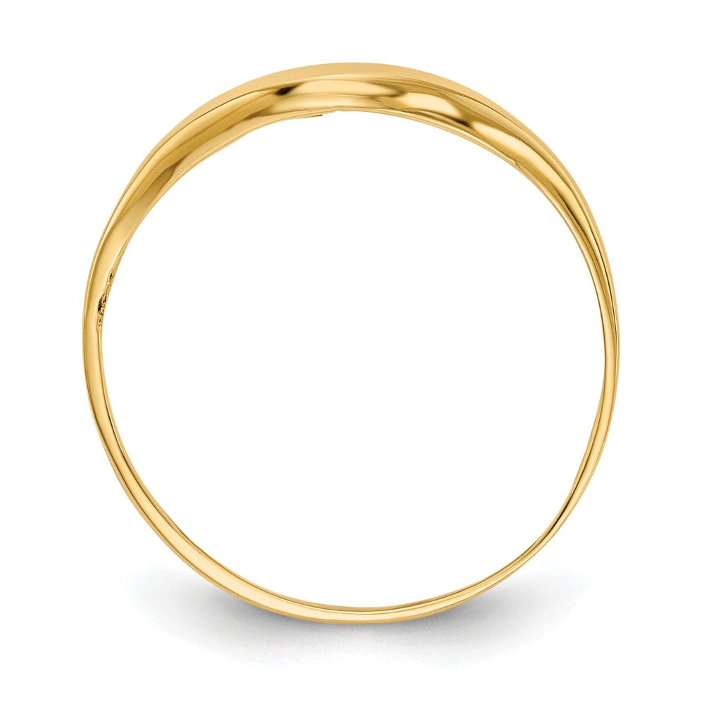 Lovely Rita's Ring 14k Yellow Gold Polished Dome Ring