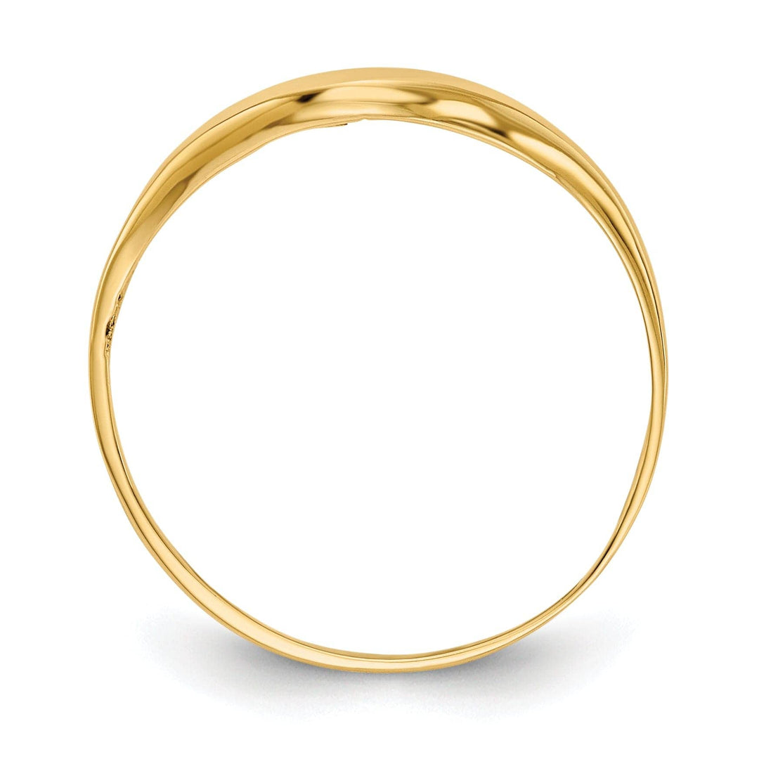 Lovely Rita's Ring 14k Yellow Gold Polished Dome Ring
