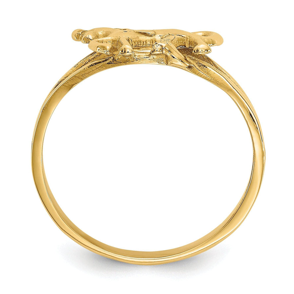 Lovely Rita's Ring 14k Yellow Gold Polished Horse Children's Ring