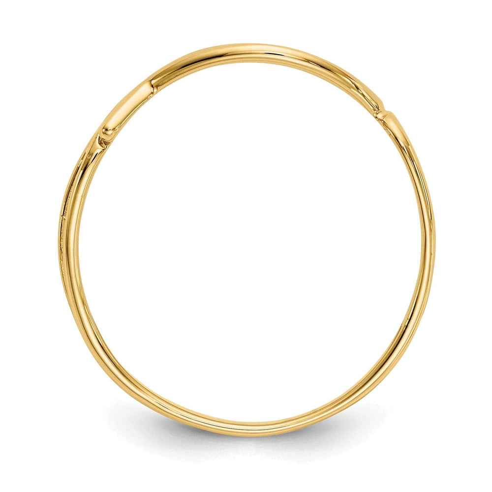 Lovely Rita's Ring 14k Yellow Gold Polished Ichthus Fish Ring