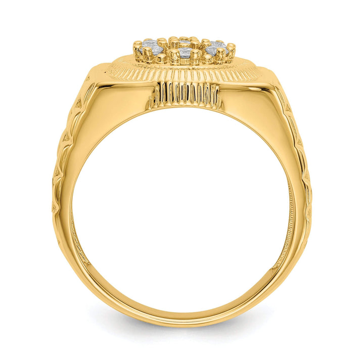 Lovely Rita's Ring 14k Yellow Gold Polished Men's 1/4ct. Diamond Ring