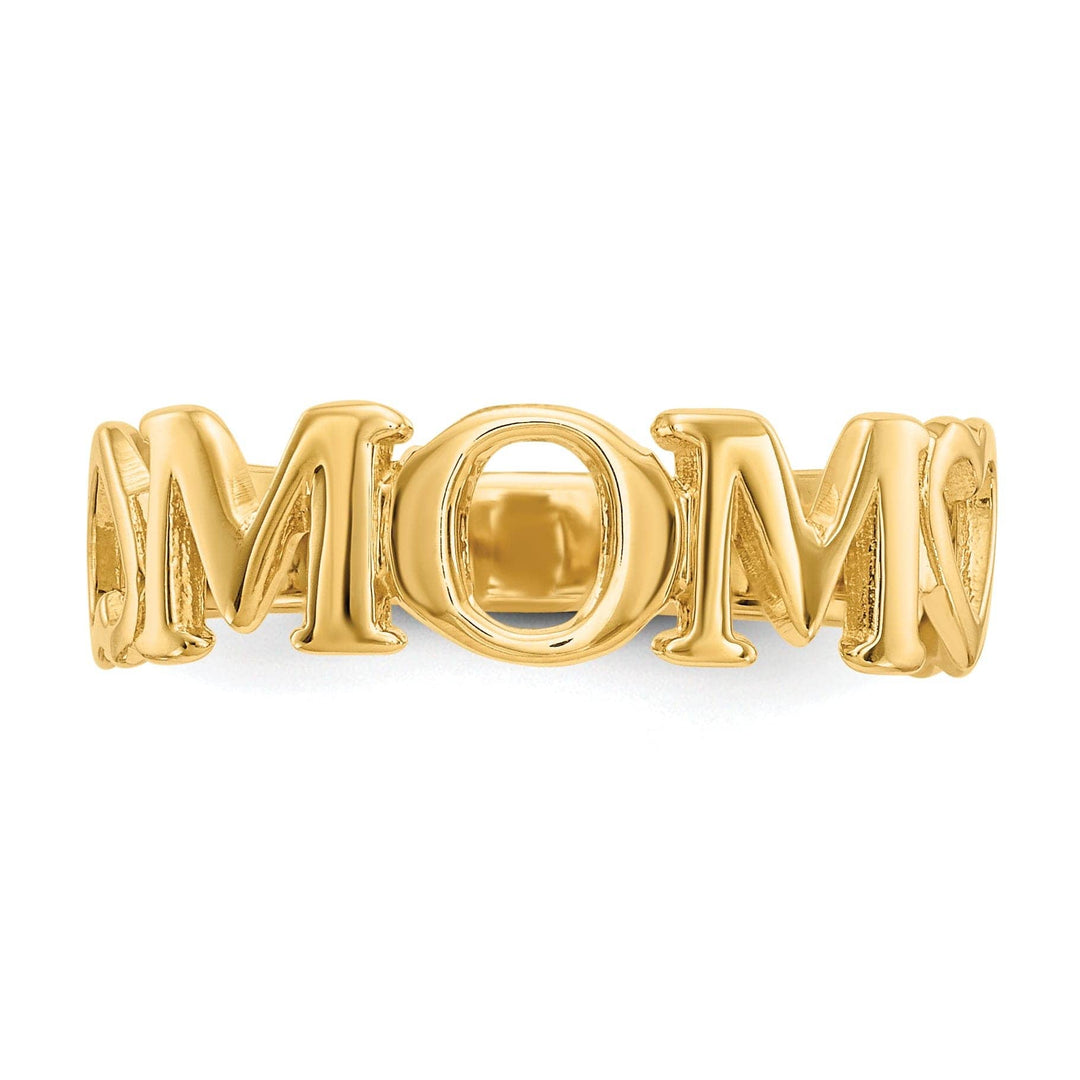 Lovely Rita's Ring 14k Yellow Gold Polished 'Mom' Ring