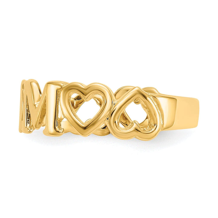 Lovely Rita's Ring 14k Yellow Gold Polished 'Mom' Ring