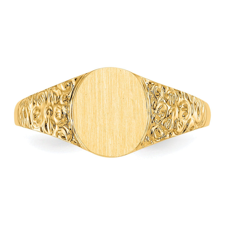 Lovely Rita's Ring 14k Yellow Gold Polished Signet Ring
