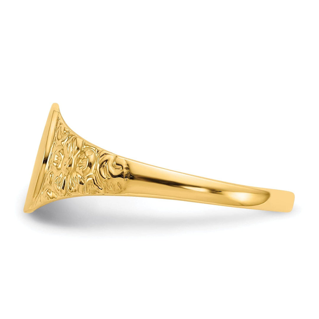 Lovely Rita's Ring 14k Yellow Gold Polished Signet Ring