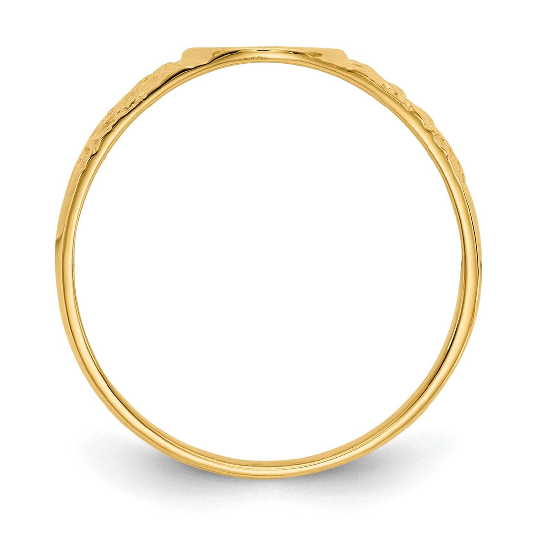 Lovely Rita's Ring 14k Yellow Gold Polished Signet Ring