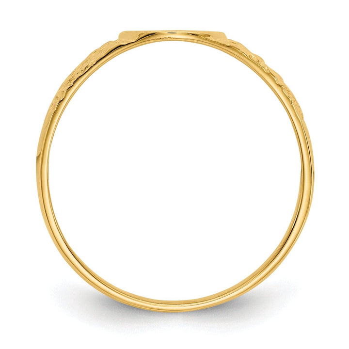Lovely Rita's Ring 14k Yellow Gold Polished Signet Ring