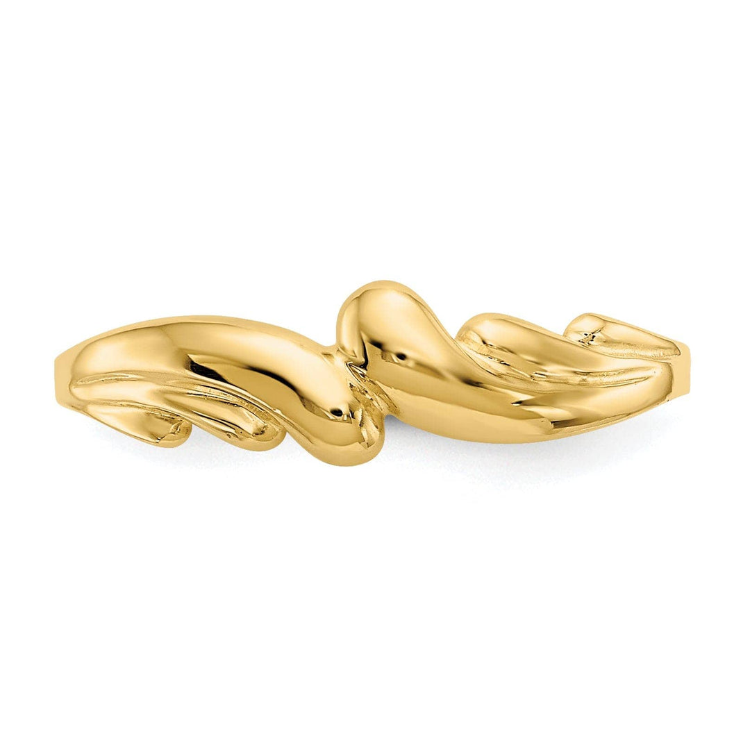 Lovely Rita's Ring 14k Yellow Gold Polished Swirl Dome Ring
