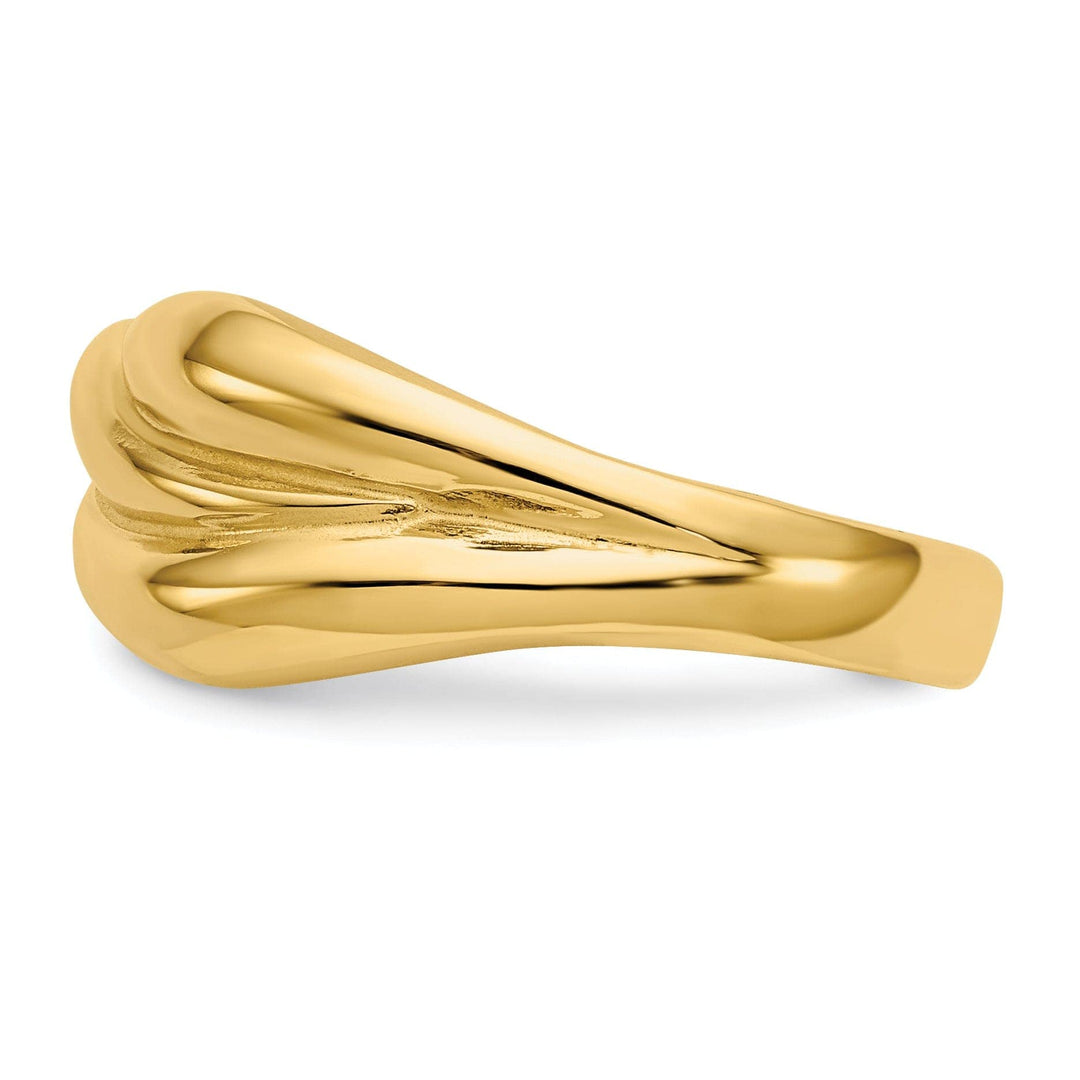 Lovely Rita's Ring 14k Yellow Gold Polished Twisted Dome Ring
