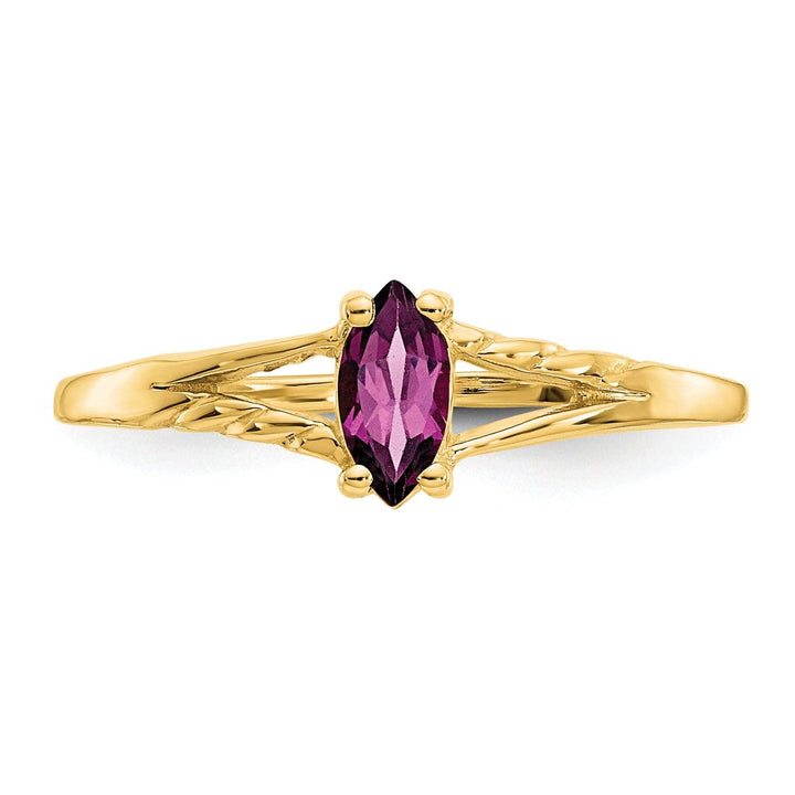 Lovely Rita's Ring 14k Yellow Gold Rhodilite Garnet Birthstone Ring
