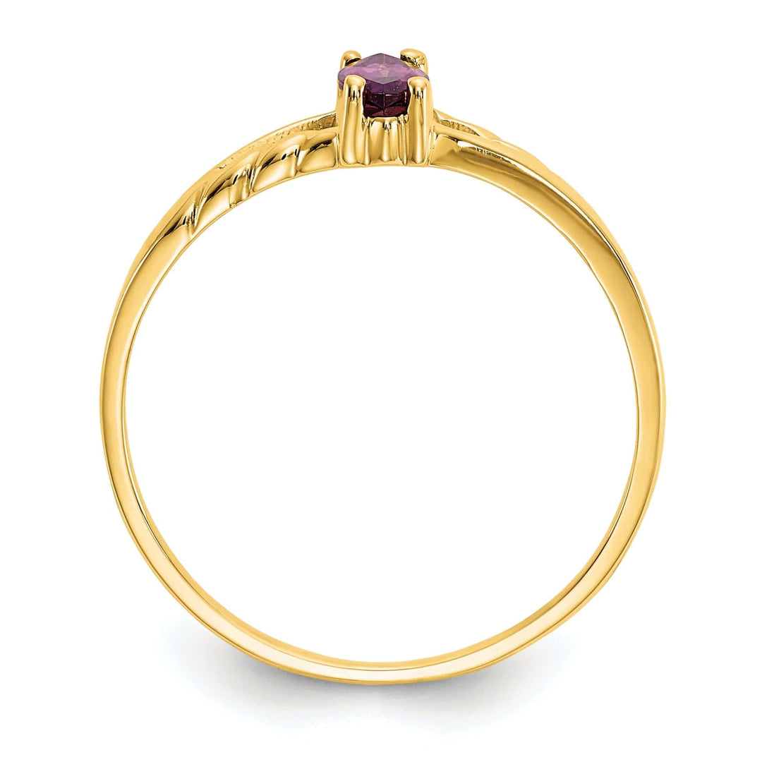 Lovely Rita's Ring 14k Yellow Gold Rhodilite Garnet Birthstone Ring