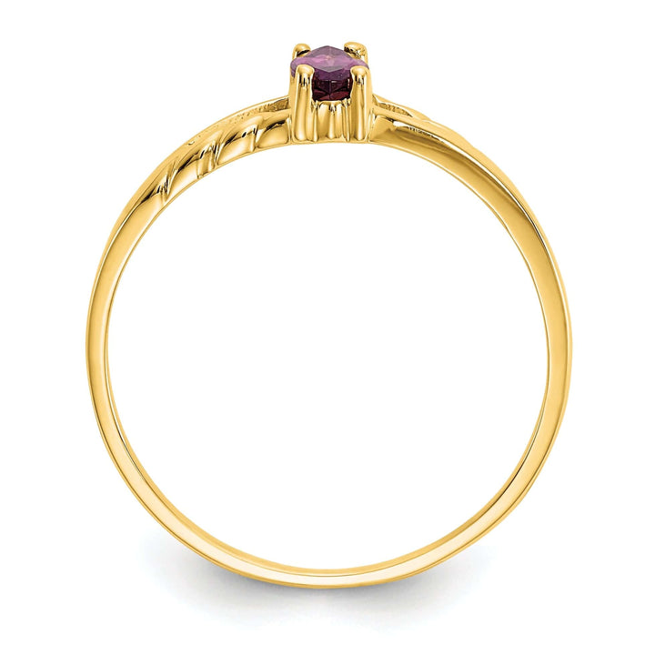 Lovely Rita's Ring 14k Yellow Gold Rhodilite Garnet Birthstone Ring