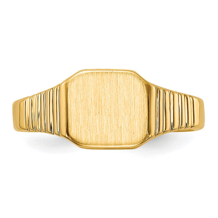 Lovely Rita's Ring 14k Yellow Gold Signet Children's Ring