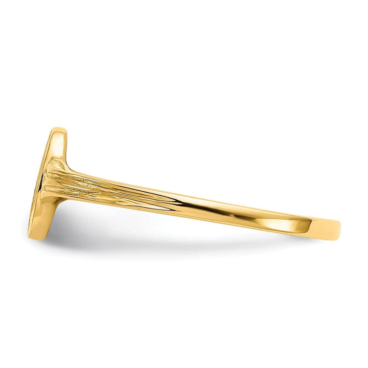 Lovely Rita's Ring 14k Yellow Gold Signet Children's Ring