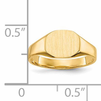 Lovely Rita's Ring 14k Yellow Gold Signet Children's Ring