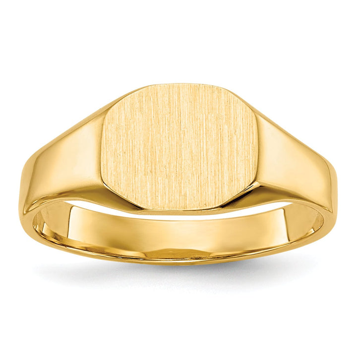 Lovely Rita's Ring 14k Yellow Gold Signet Children's Ring