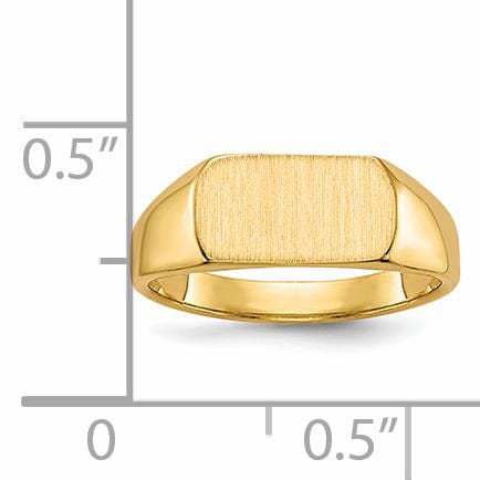 Lovely Rita's Ring 14k Yellow Gold Signet Children's Ring