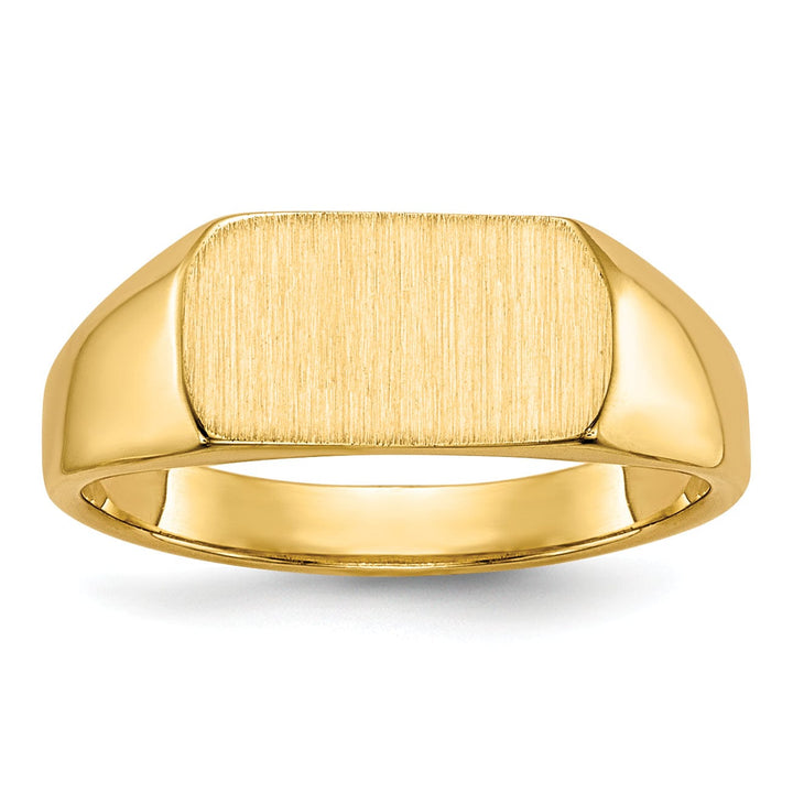 Lovely Rita's Ring 14k Yellow Gold Signet Children's Ring