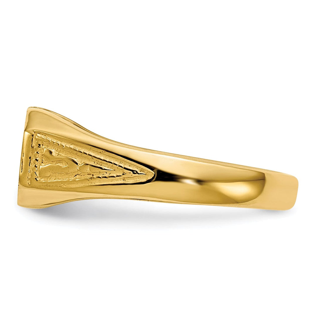 Lovely Rita's Ring 14k Yellow Gold Signet Children's Ring