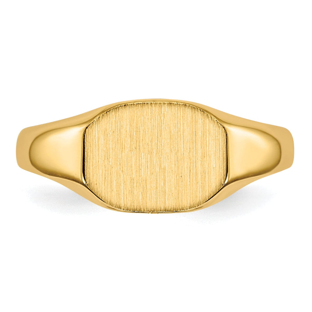 Lovely Rita's Ring 14k Yellow Gold Signet Children's Ring