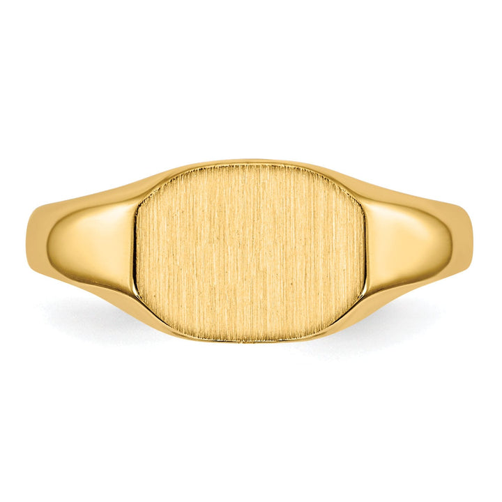 Lovely Rita's Ring 14k Yellow Gold Signet Children's Ring