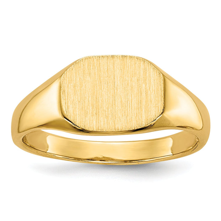 Lovely Rita's Ring 14k Yellow Gold Signet Children's Ring