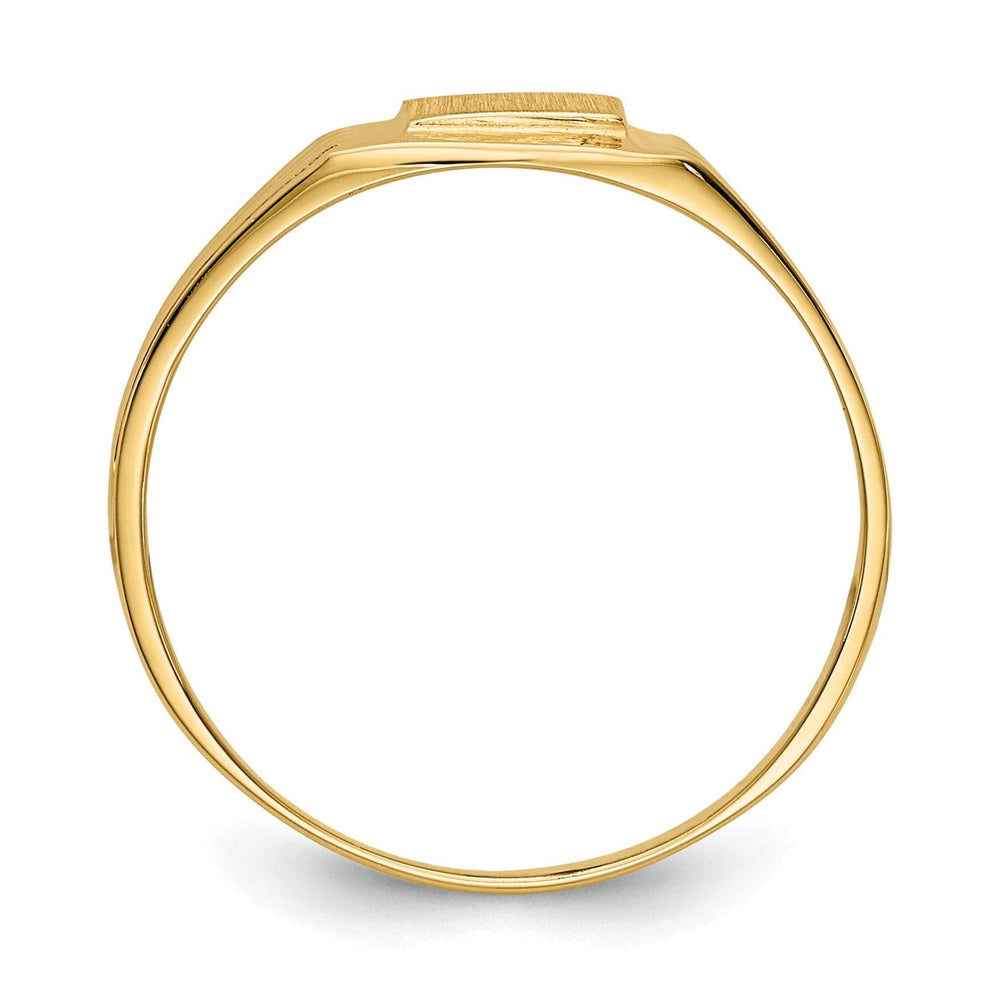 Lovely Rita's Ring 14k Yellow Gold Signet Children's Ring