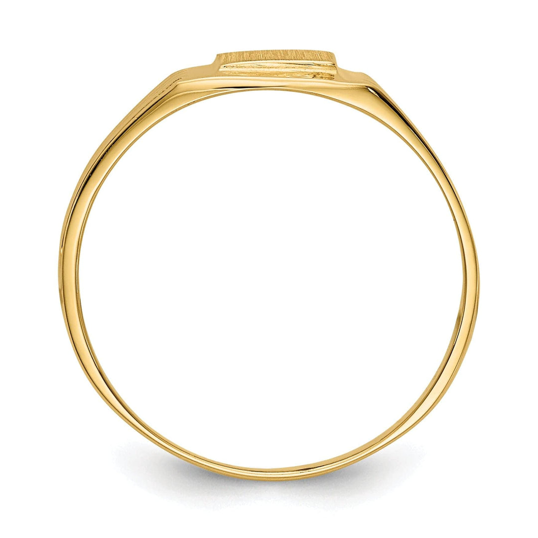 Lovely Rita's Ring 14k Yellow Gold Signet Children's Ring