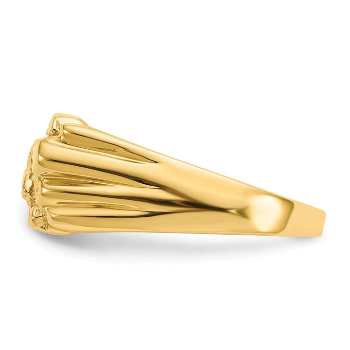 Lovely Rita's Ring 14k Yellow Gold Solid Nugget Ring