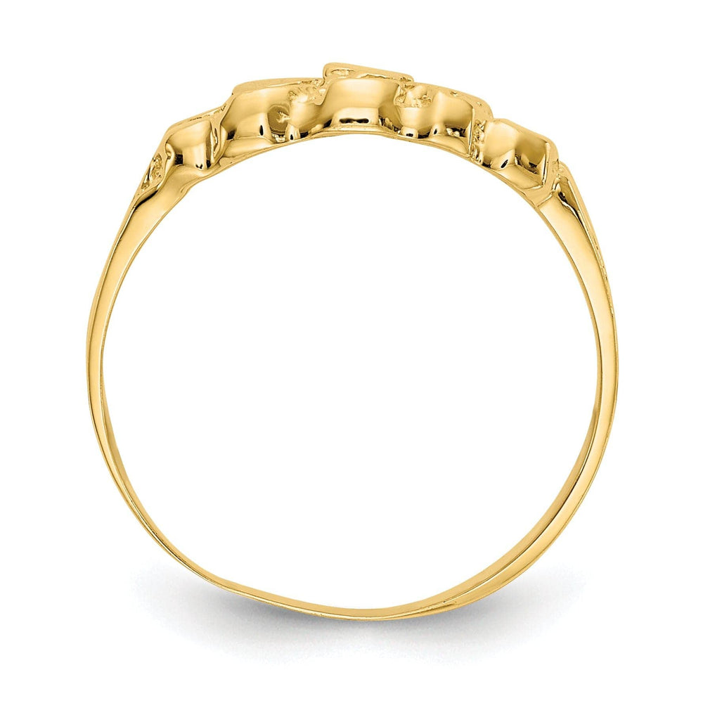 Lovely Rita's Ring 14k Yellow Gold Solid Nugget Ring