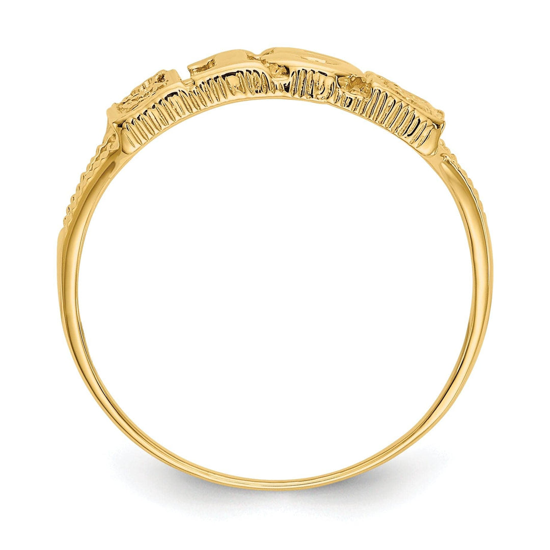 Lovely Rita's Ring 14k Yellow Gold Sweet '15' RING